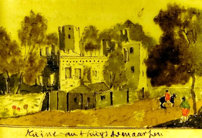 Het in 1672 verwoeste Huis Maarssen