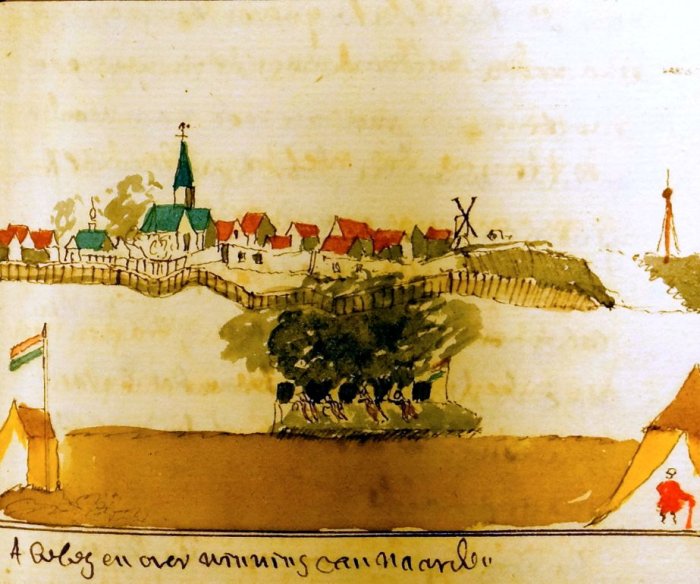 De belegering van Naarden door prins WIllem