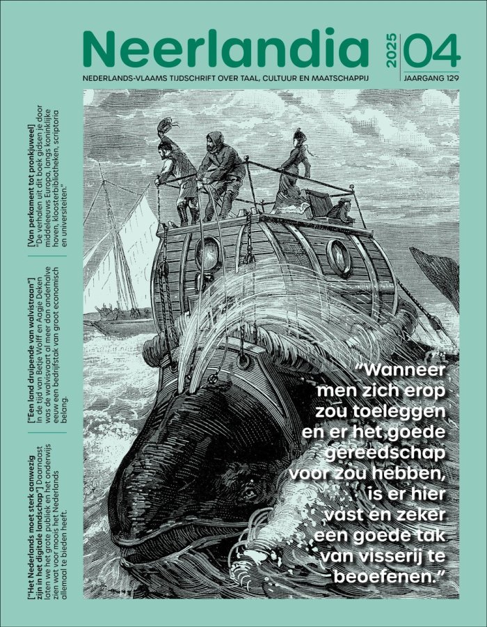 cover Neerlandia 2025 met illustratie walvisvaart