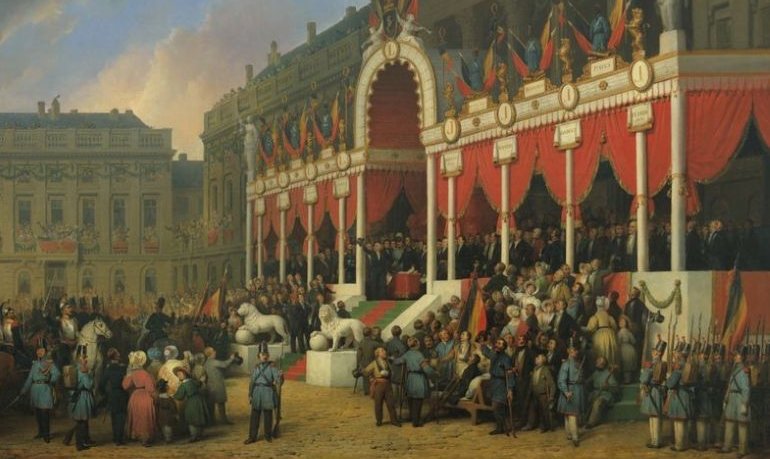 Omslag boek Natievorming in België van Els Witte